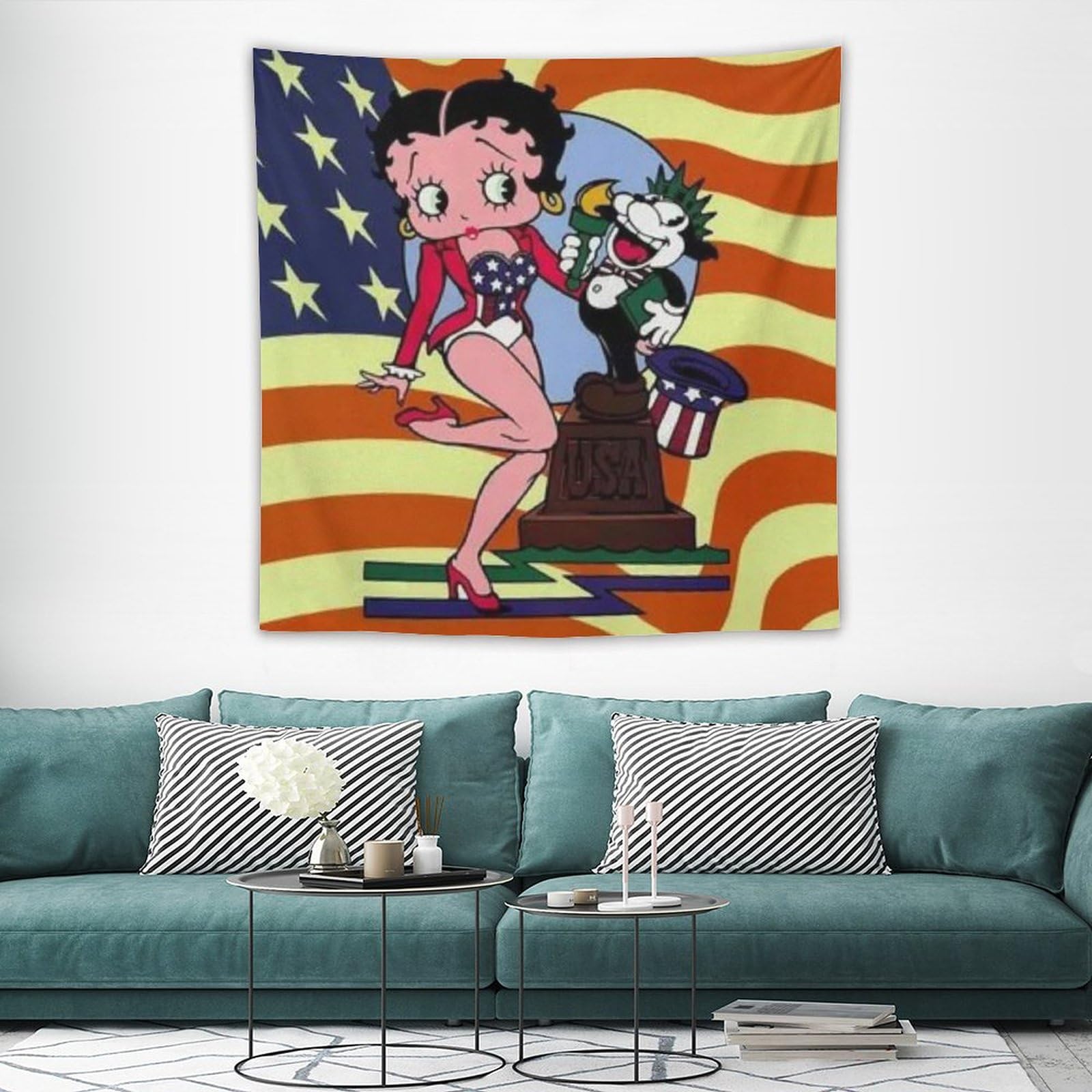 Amazon.co.jp: ベティちゃん (48)タペストリー インテリア おしゃれ